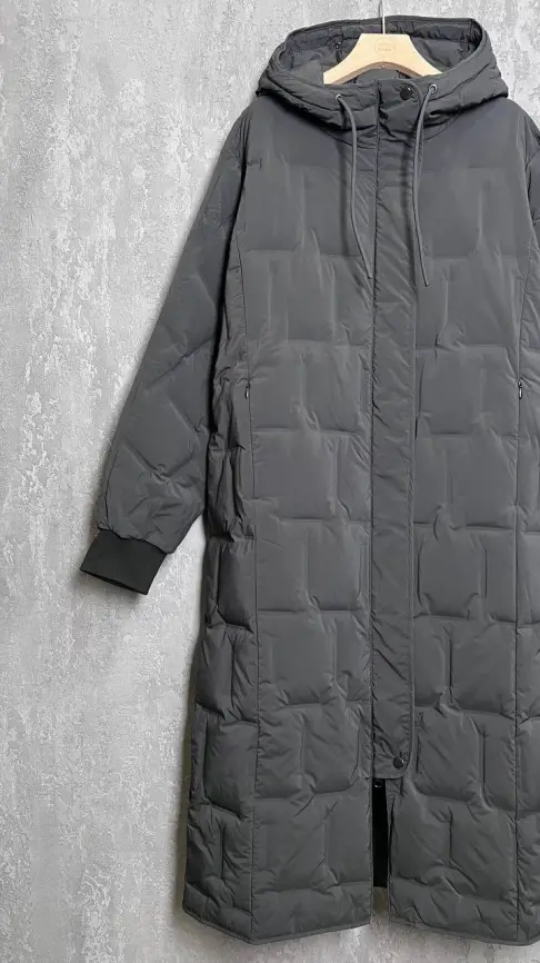 Пуховое пальто 6327 Размеры 50-60 фото 35