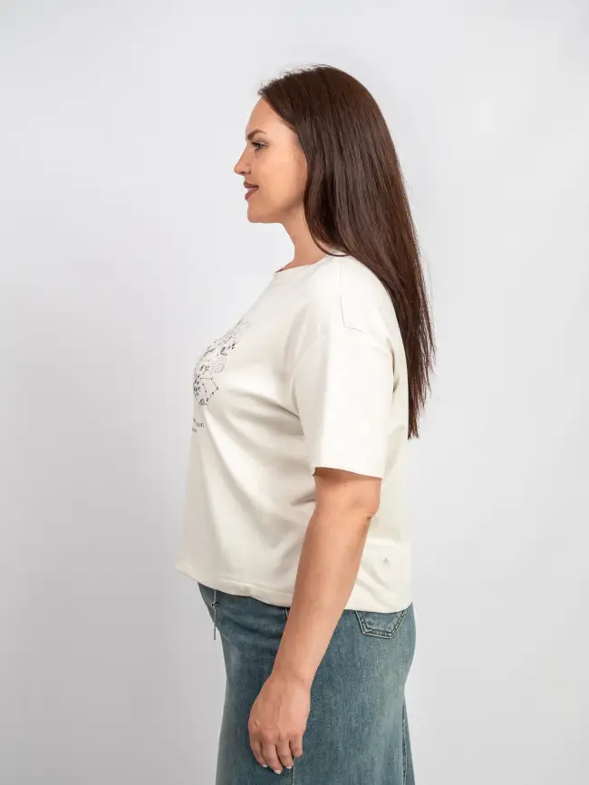 Футболка с принтом 95143 Размер 50-54 фото 25