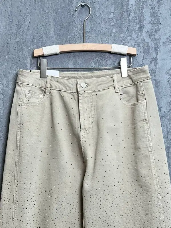 Джинсы в стразах 6788 Размеры 52-58 фото 41