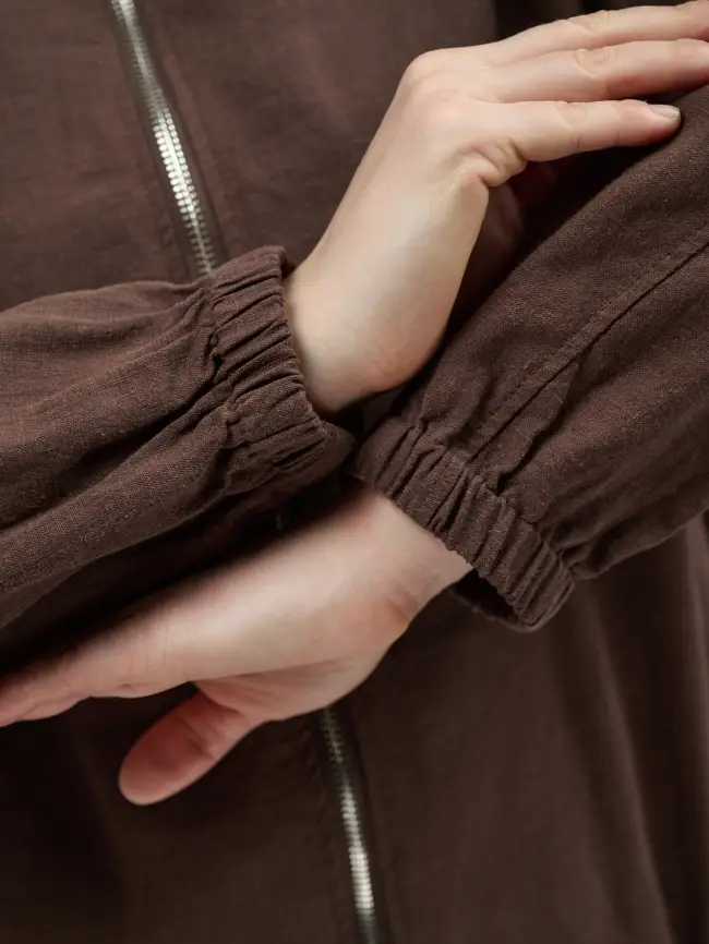 Бомбер лен 25016 фото 41