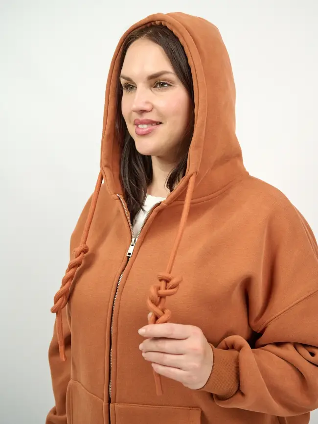 Худи зип утепленное оверсайз размер 50-58 506 фото 216