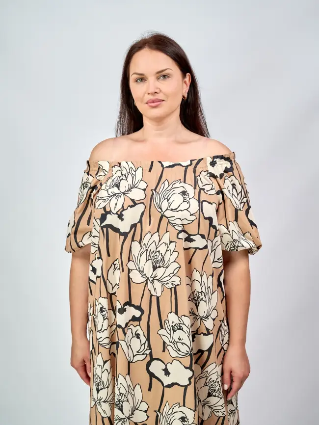 Платье летнее 26167 размер 50- 58 фото 6