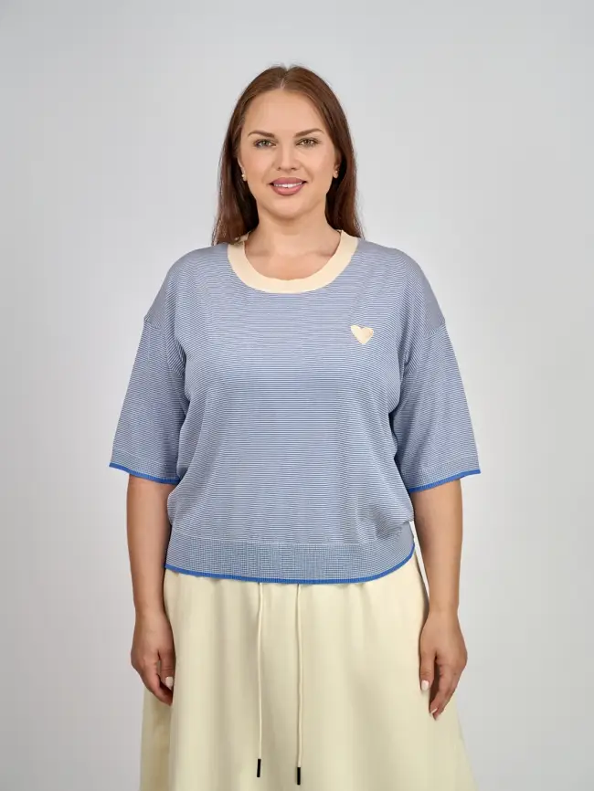 Джемпер облегченный ЭттоПлюс 25415 фото 25