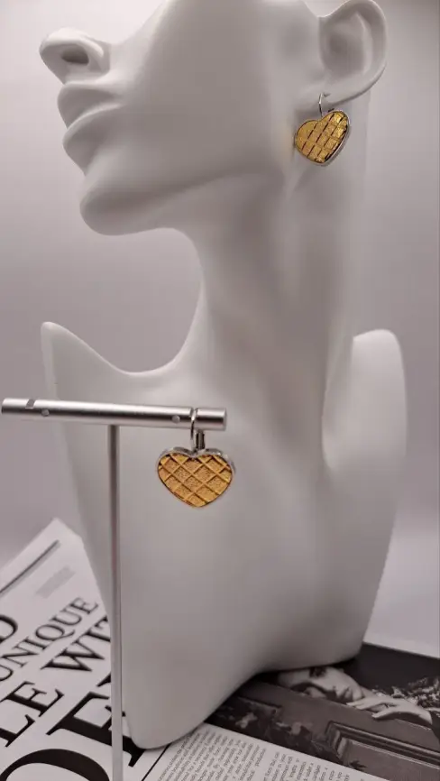 Серьги Имбирное печенье Б0068 фото 2