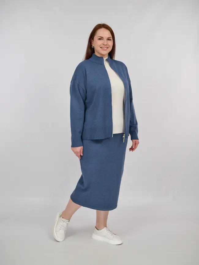 Юбка 25413 ЭттоПлюс Размер 50-58 фото 52