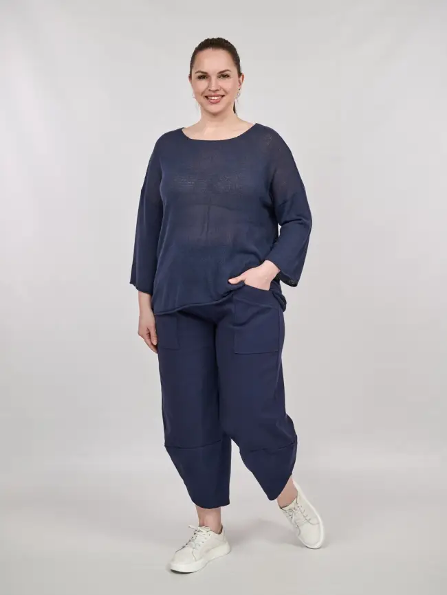 Джемпер облегченный ЭттоПлюс 25107-1 Размер 50-58. фото 32