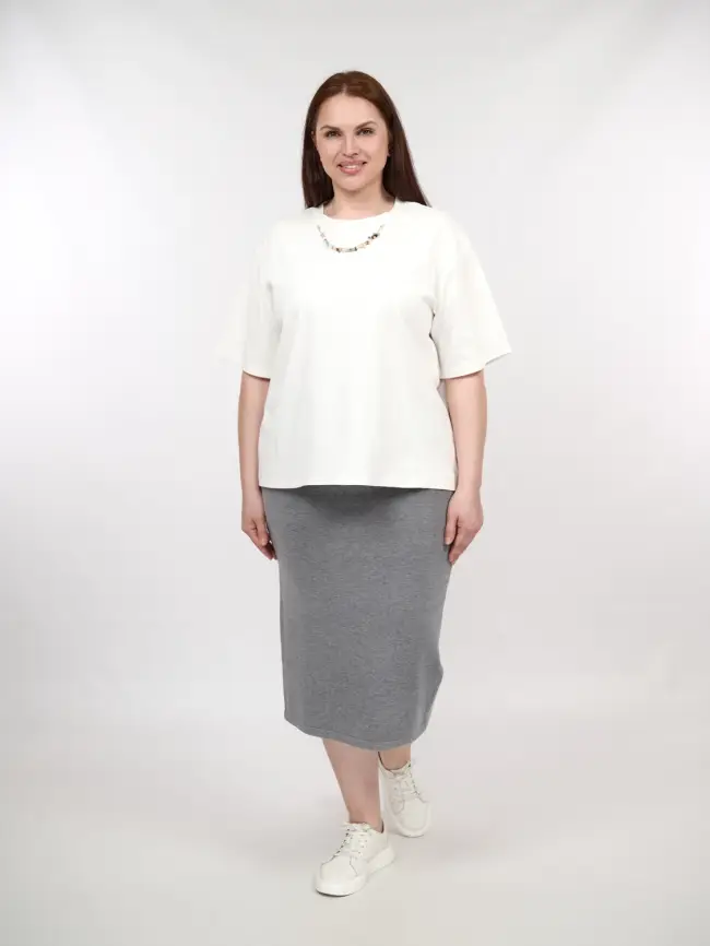 Юбка-карандаш ЭттоПлюс 272 Размер 50-54 фото 27