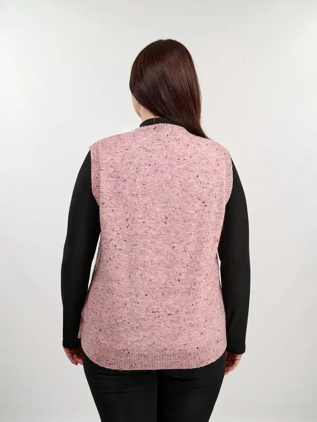 Жилет меланж 22627 Размер 50- 56 фото 5