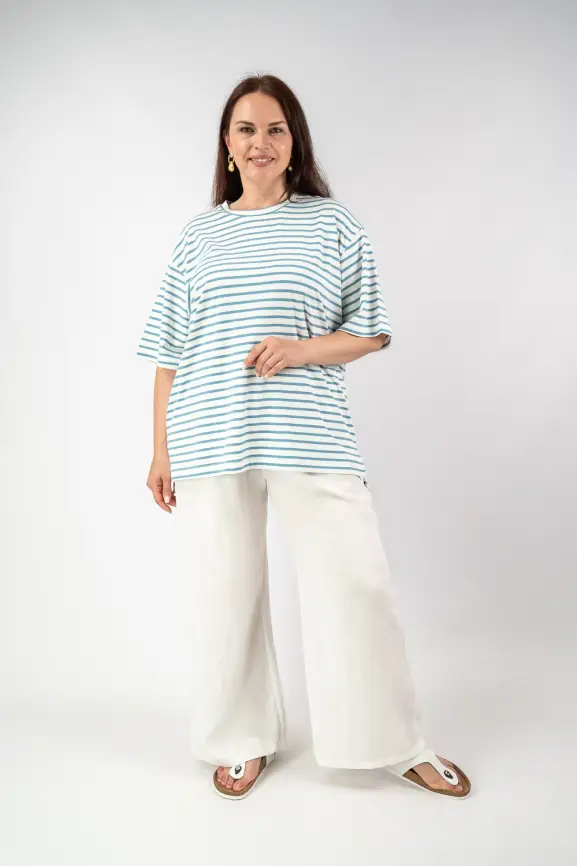 Футболка в полоску ЭттоПлюс 034 Размер 50-58 фото 22