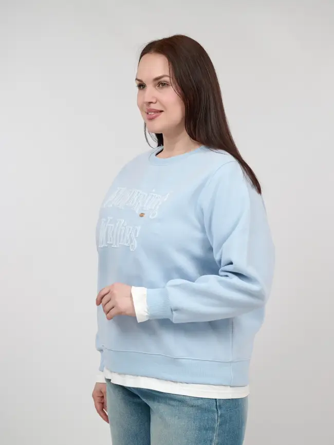 Свитшот 9732 Размер 50-58 фото 19