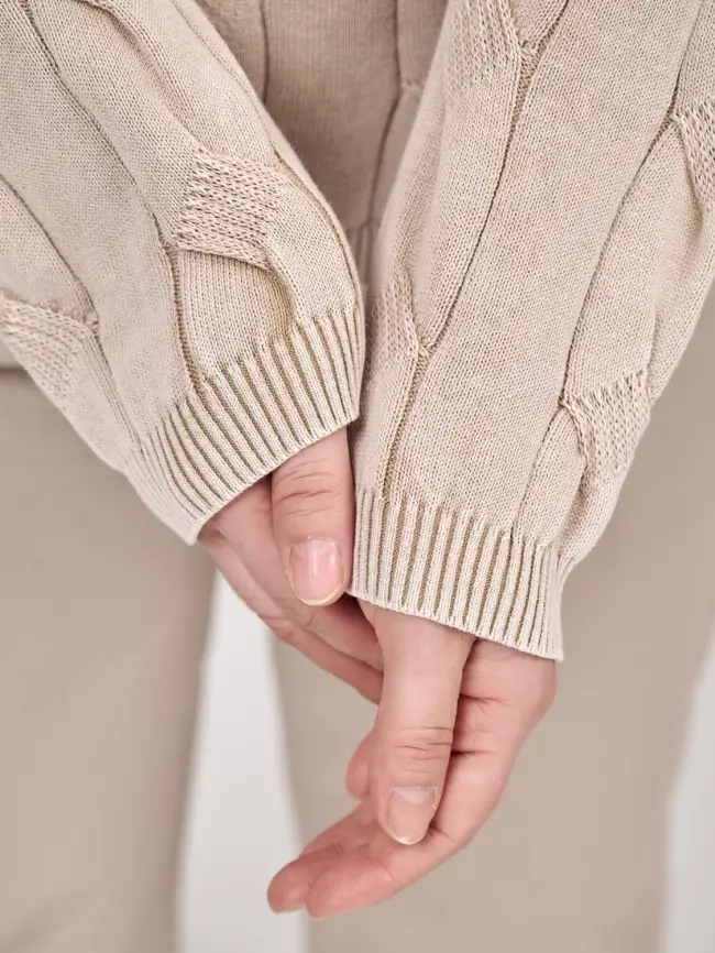 Джемпер Италия косы 3388 Размер 50-58 фото 87