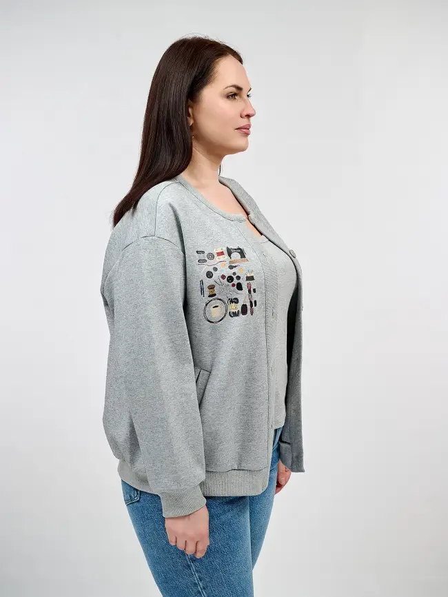 Кардиган 9129-1 Размер 50-58 фото 23