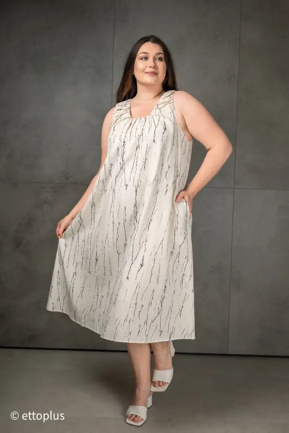 Сарафан ЭттоПлюс 34181 размер 52- 56 фото 7