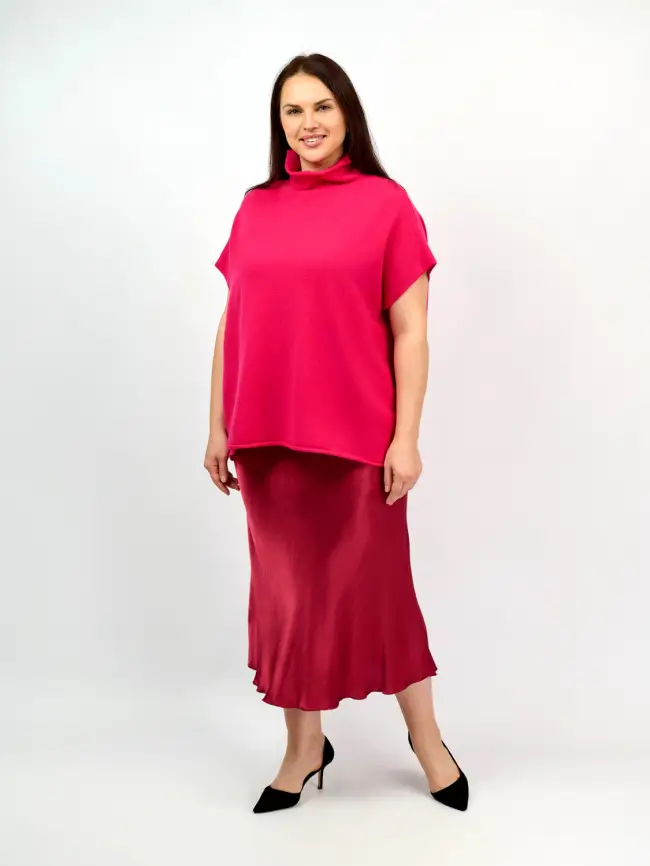 Юбка атлас 9298-1 Размер 48-56 фото 119