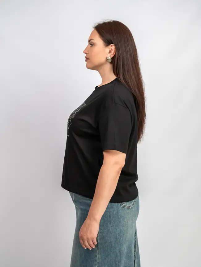 Футболка с принтом 95143 Размер 50-54 фото 15