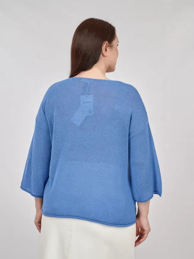 Джемпер облегченный ЭттоПлюс 25107-1 Размер 50-58. фото 167