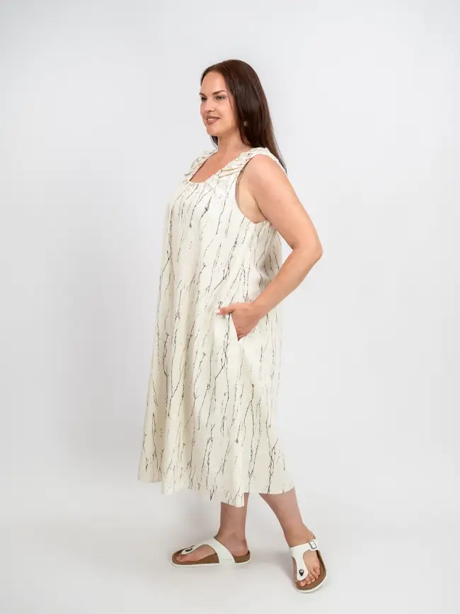 Сарафан ЭттоПлюс 34181 размер 52- 56 фото 4