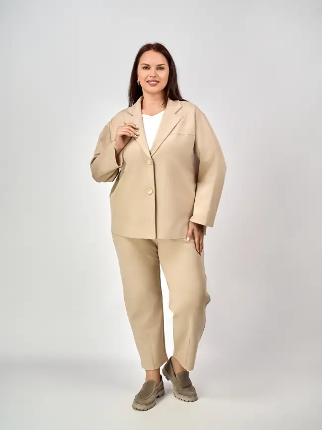 Брючный костюм ЭттоПлюс 9394 Размеры 48-58 фото 20