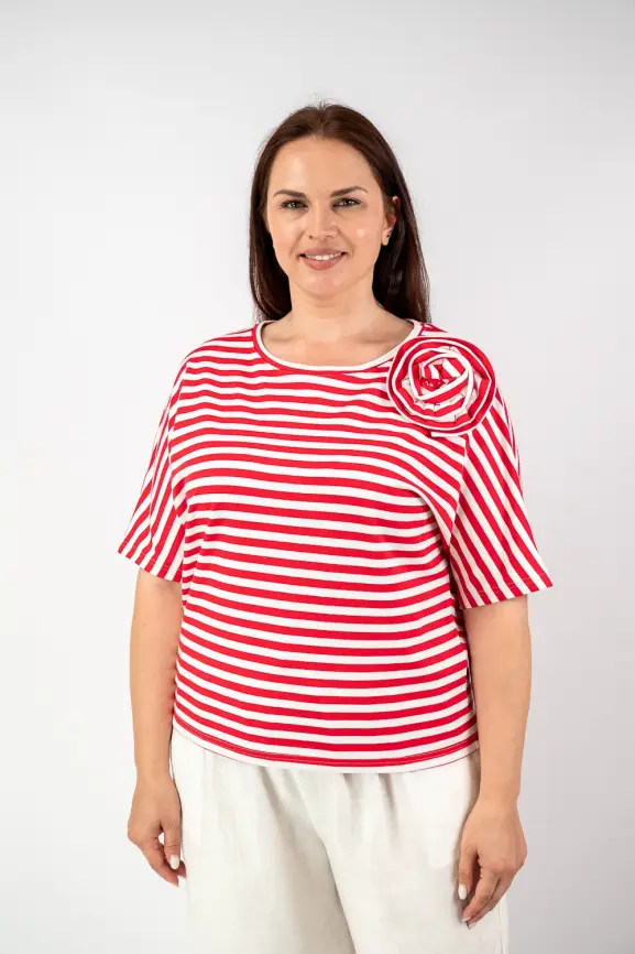 Футболка полоска ЭттоПлюс 33415 фото 9