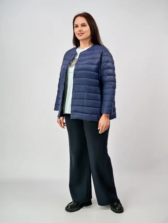 Легкая пуховая куртка 8802 фото 42