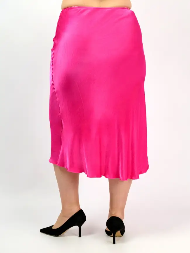 Юбка атлас 9298-1 Размер 48-56 фото 44