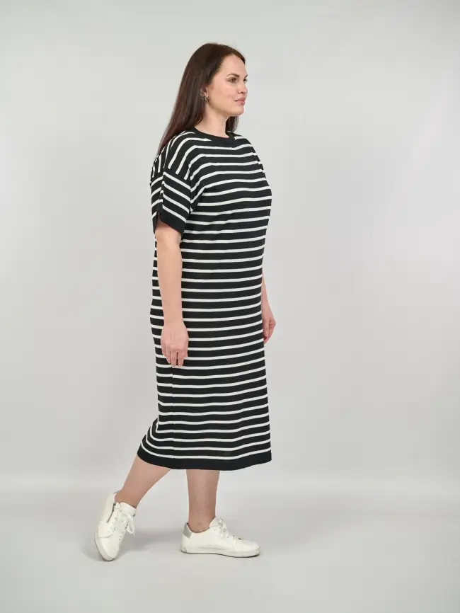 Трикотажное платье 7569 Размер 50-58 фото 4