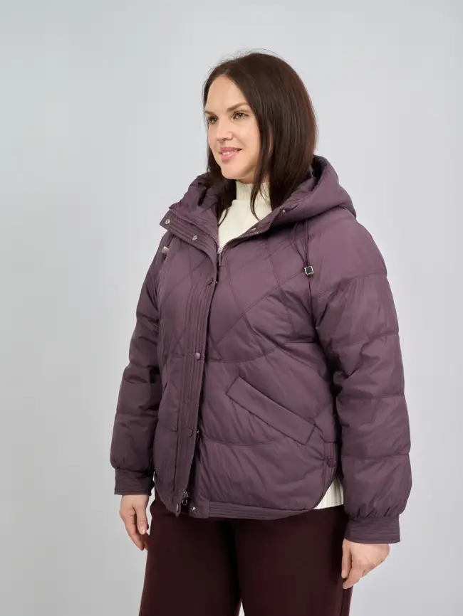 Пуховая куртка ЭттоПлюс 2553 Размер 48-52 фото 23