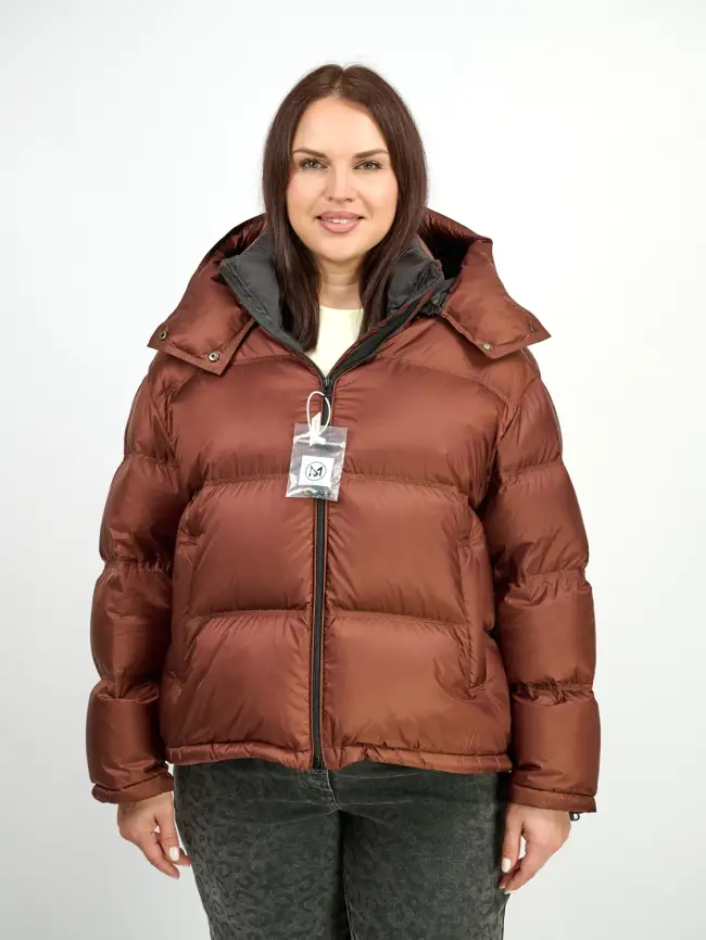 Пуховик зимний короткий 9903 Размер 50-58 фото 25