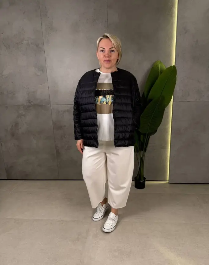 Легкая пуховая куртка 8802 фото 149