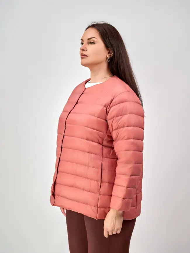 Легкая пуховая куртка 8802 фото 55