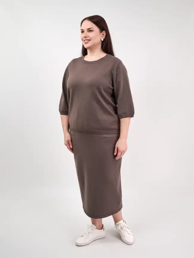 Джемпер 25412 ЭттоПлюс Размер 50-58 фото 7