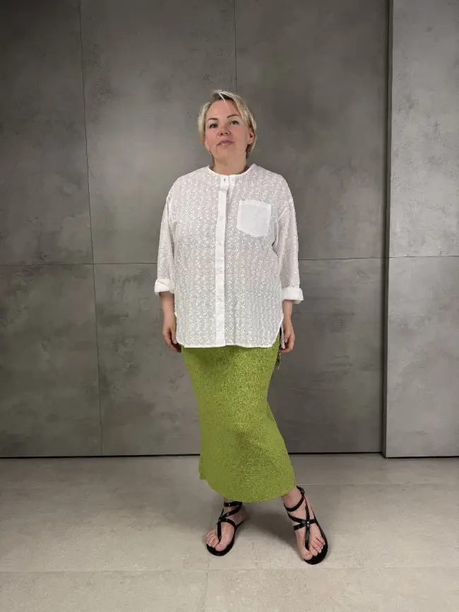 Рубашка шитье 95036 фото 12