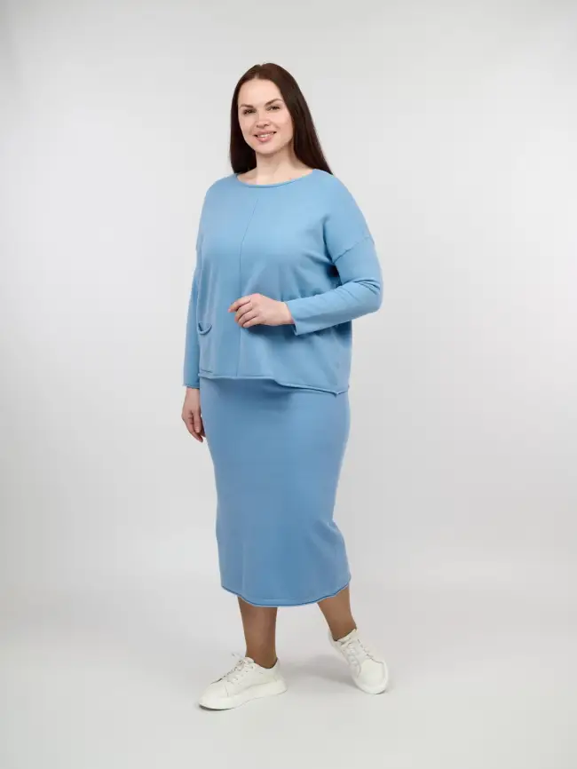 Джемпер ЭттоПлюс 1235 Размер 48-56 фото 31