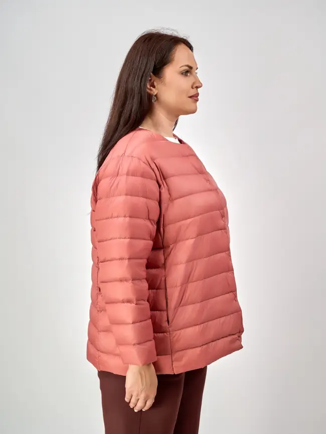 Легкая пуховая куртка 8802 фото 56