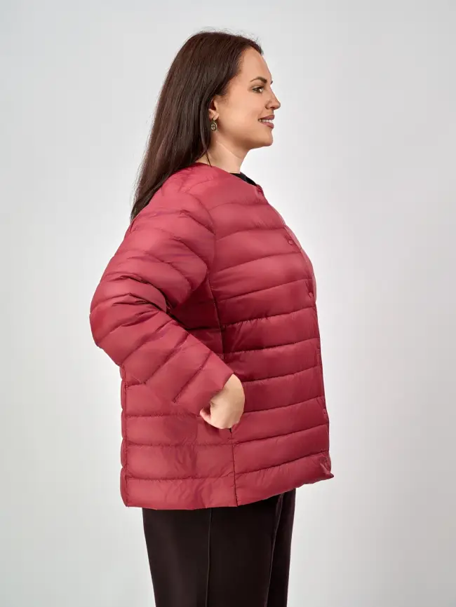 Легкая пуховая куртка 8802 фото 120