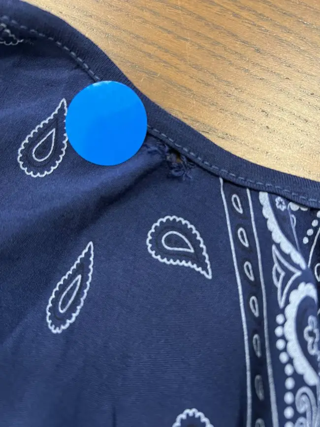 Топ летний 59100 (синий) Уценка фото 2