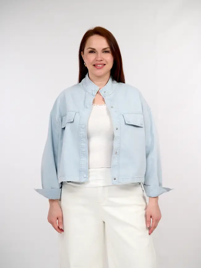 Куртка джинсовая 88203 Размер 50-56 фото 2