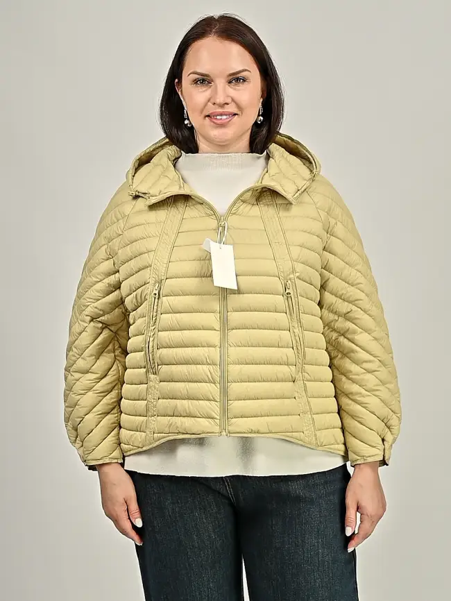 Куртка пуховая легкая 8184 Размер 48-58 фото 2