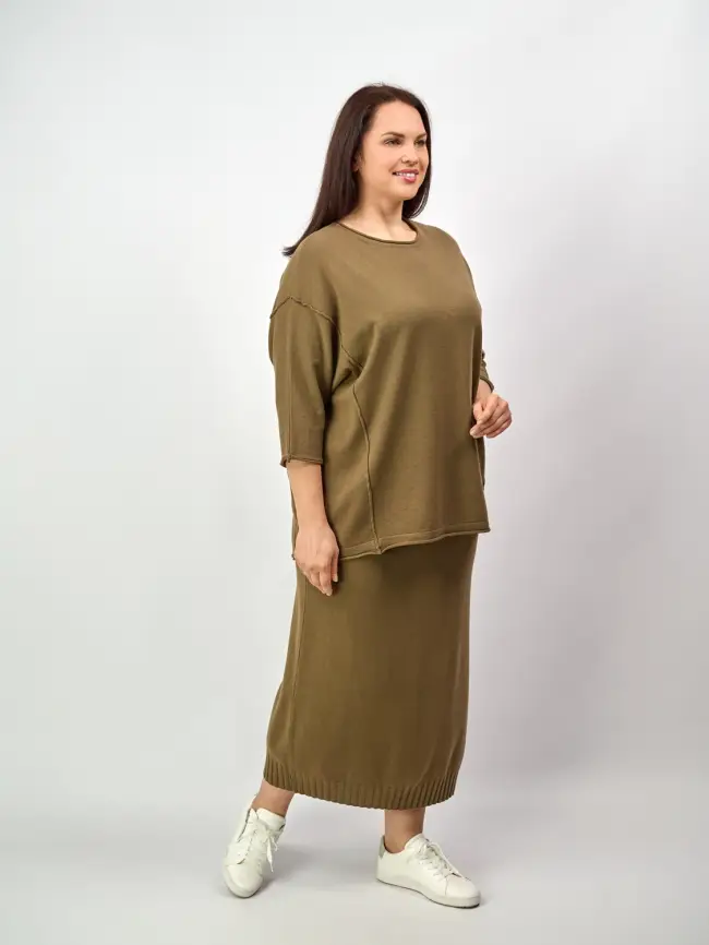 Юбка ЭттоПлюс 665 Размер 50-58 фото 99