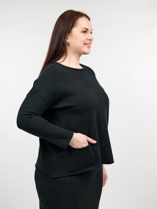 Джемпер ЭттоПлюс 1235 Размер 48-56 фото 20