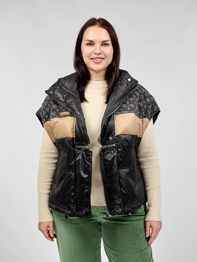 Жилет на двух молниях 1219 Размер 48-58 фото 1