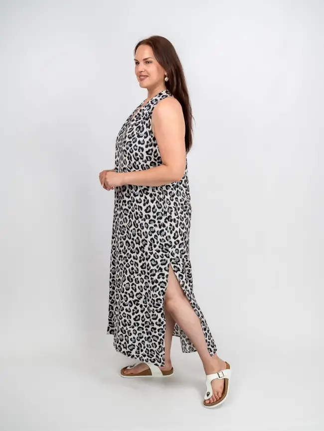 Сарафан с принтом Леопард 0027 размер 52- 56 фото 7