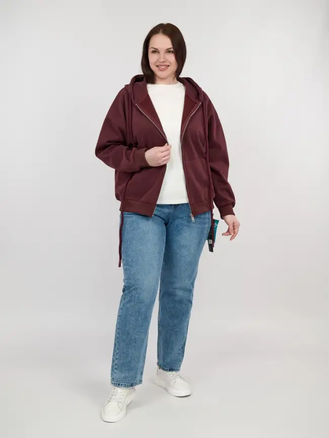 Худи зип оверсайз 505 Размер 50-58 фото 32