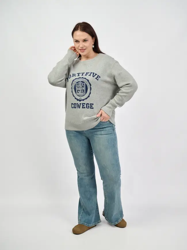 Свитшот 25337 Размер 48-56 фото 8