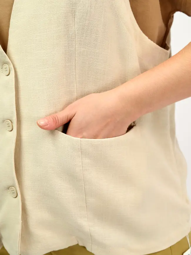 Удлиненный жилет 25018 Размер 50-58 фото 38