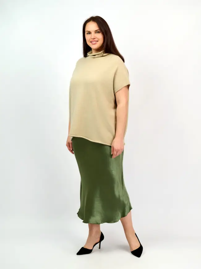 Юбка атлас 9298-1 Размер 48-56 фото 68