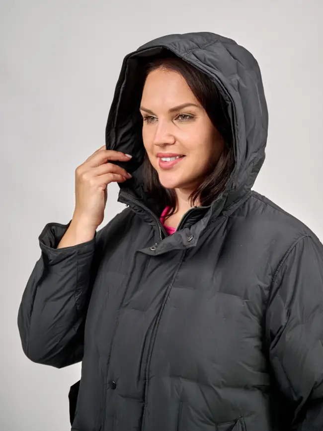 Пальто 4395 Размеры 48-56 фото 4