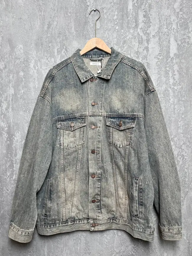 Куртка джинсовая 25163 Размер 54-60 фото 12