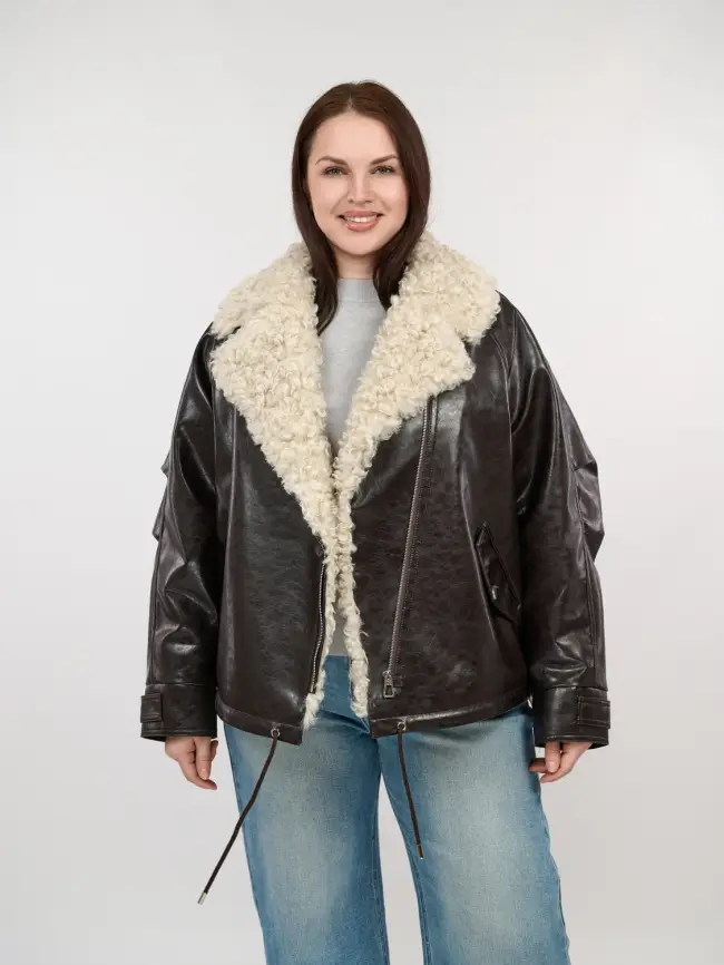 Дубленка 881801 Размер 54-58 фото 1