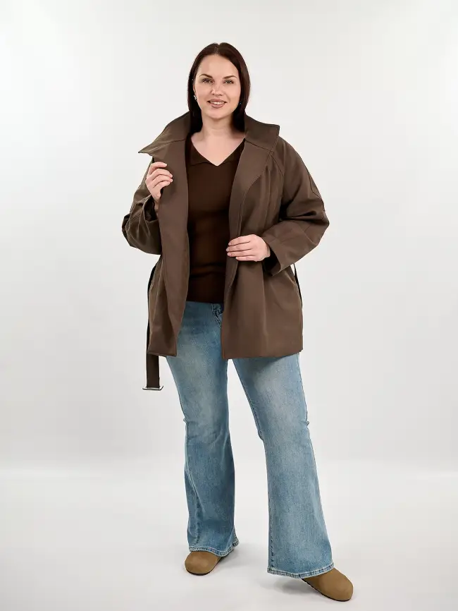 Пальто 980096 Размер 50-56 фото 2